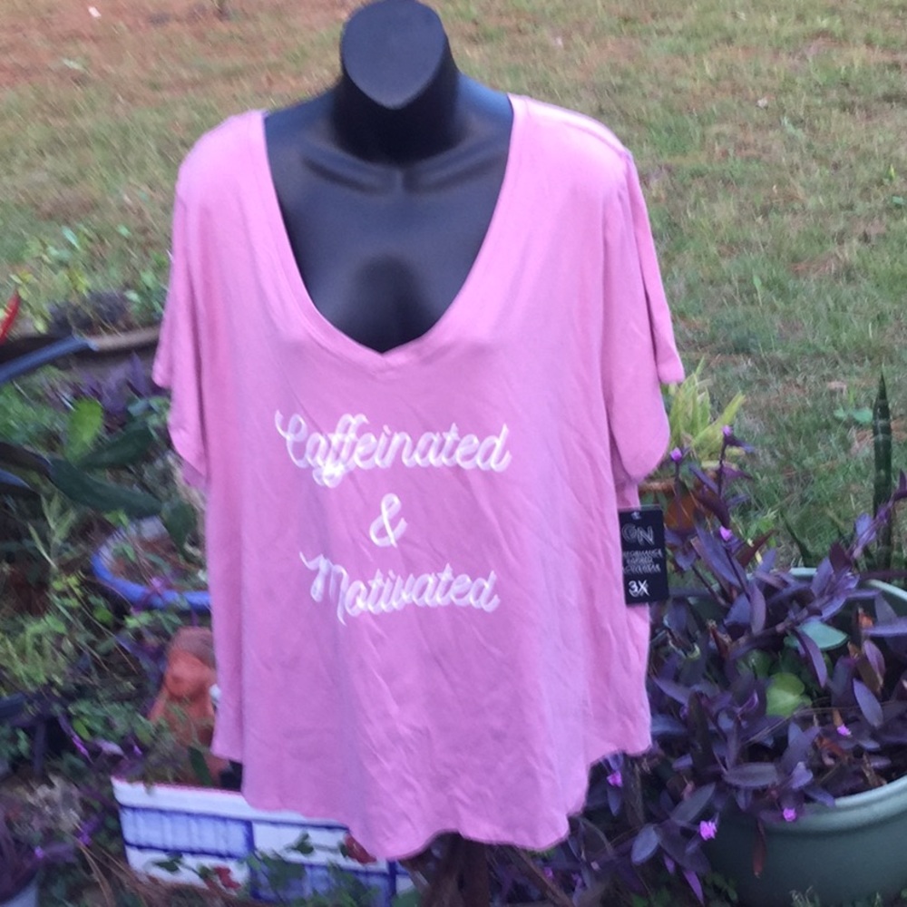 🌸NWT Gold Nation Size 3XLarge Activewear Top So Much Fun To Wear Closet Must 🌸